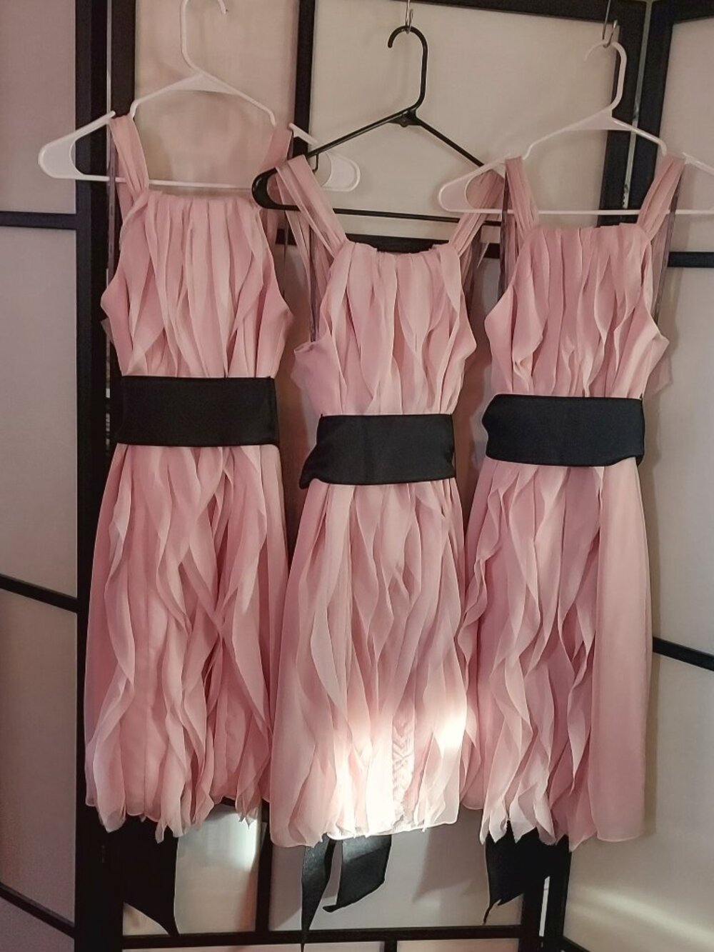 White by Vera Wang set of bridesmaids dresses